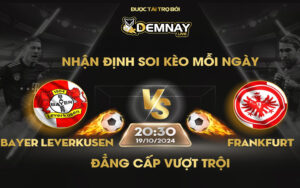 Link xem trực tiếp trận Bayer Leverkusen vs Frankfurt, lúc 20h30 ngày 19/10/2024, VĐQG Đức