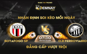 Link xem trực tiếp trận Botafogo SP vs Operario Ferroviario PR, lúc 07h30 ngày 13/10/2024, Hạng 2 Brazil