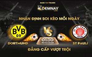 Link xem trực tiếp trận Dortmund vs St Pauli, lúc 01h30 ngày 19/10/2024, VĐQG Đức