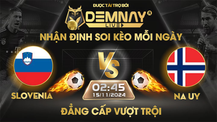 Link xem trực tiếp trận Slovenia vs Na Uy, lúc 02h45 ngày 15/11/2024, Nations League 2024